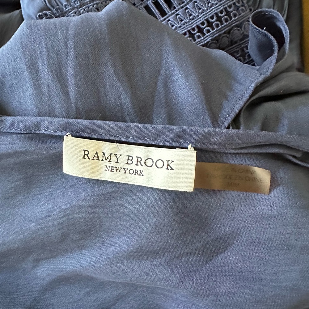 Ramy Brook Navy Blue Anna Dress - Size Medium - Picture 7 of 8